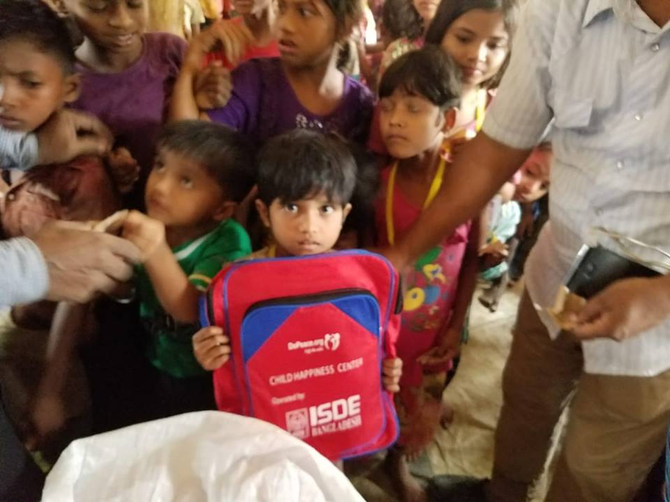 Eid Gift Distributed at ISDE-DoPeace Child Happiness Centre at Ukhya, Cox’s Bazar!
