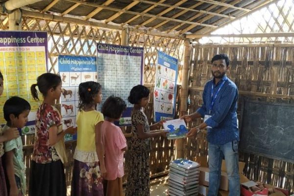 Books & Education Materials distributed to Rohingya Refugees Children